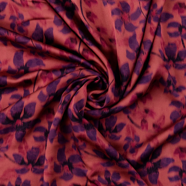 Viscose Poplin fabric Red 