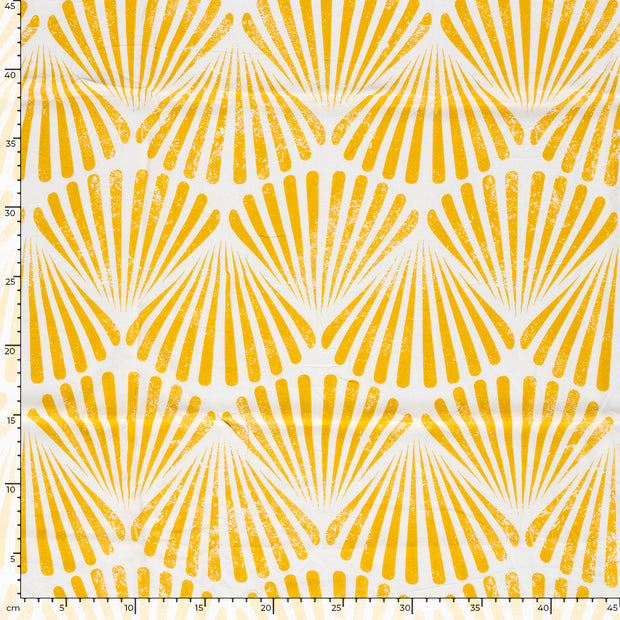 Bamboo Poplin fabric Shells Yellow