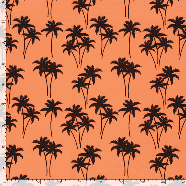 Swimwear Jersey UPF50 Recycled tela Palmeras Coral