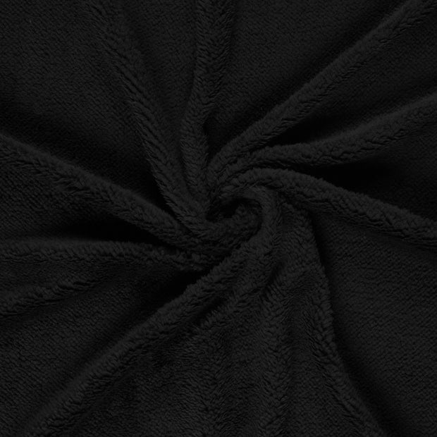 Sherpa Fleece fabrik Schwarz 