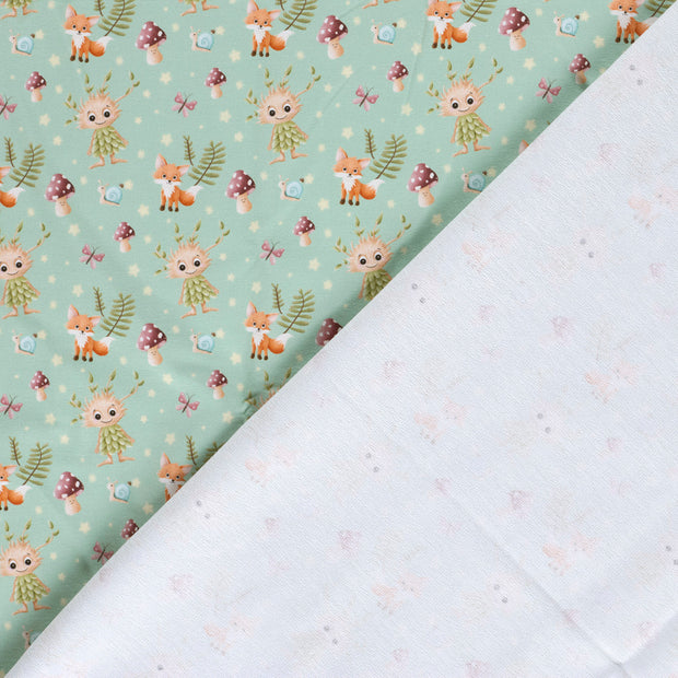  fabric discharge printed 