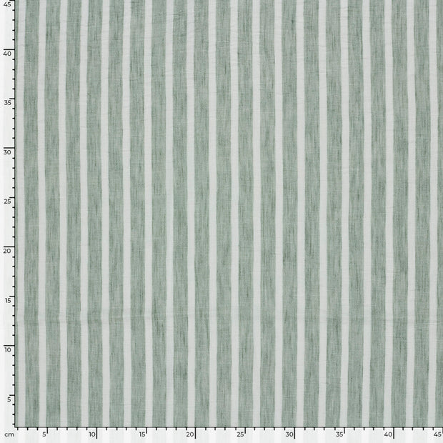 Woven Polyester tissu rayures Vert Olive
