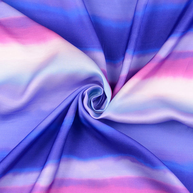 Viscosa Satén tela Multicolor 