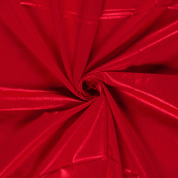 Cotton Poplin fabric Red foiled 