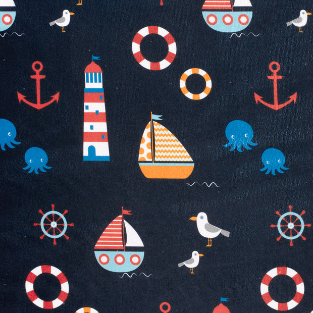 tissu Bleu Marine mat 