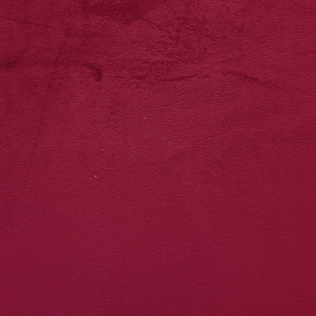 Polaire Doudou tissu Bordeaux doux 