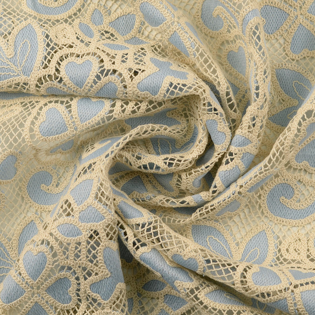 Spitze fabrik Himmelblau 