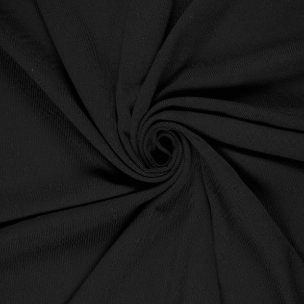 Heavy Knit fabric Black 