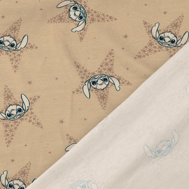 Jersey fabric Brown digital printed 