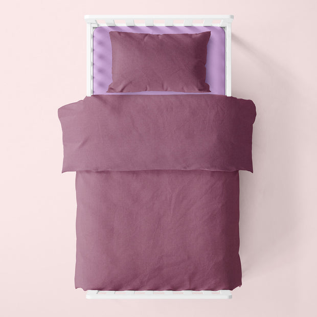 Fahnentuch Premium fabrik Uni Aubergine