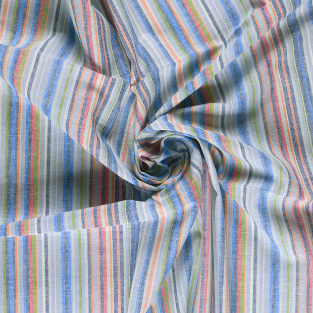 Linen fabric Baby Blue yarn dyed 