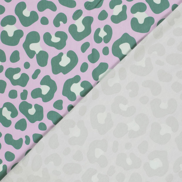 Jersey fabric Panther printed 