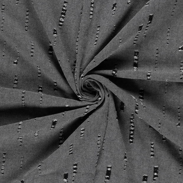 Denim stof Zwart 