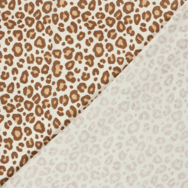 Rizo Stretch tela Leopardos estampado 