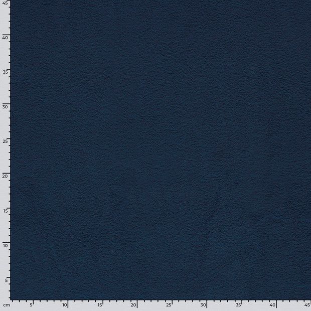 Polaire tissu Unicolore Bleu Marine