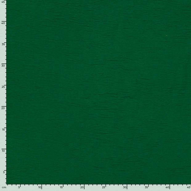 Woven Polyester tela Unicolor Forest Green