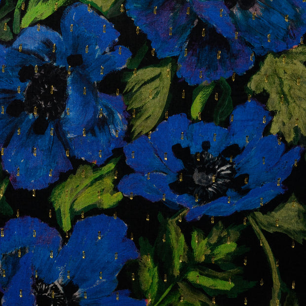  fabric Flowers Cobalt
