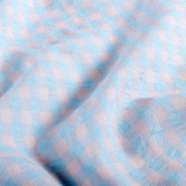 Popeline de Coton tissu Unicolore Bleu bébé