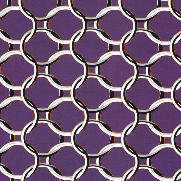 Punta di Roma fabric Purple matte 