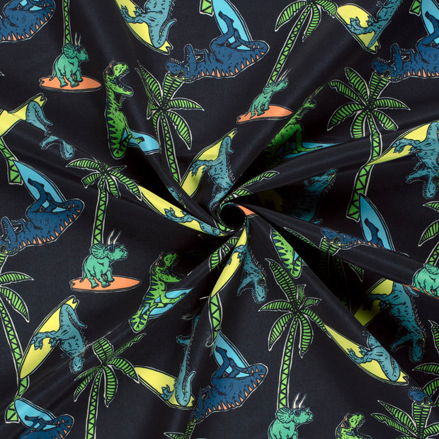 Swimshort water repellent recycled fabric Navy digital printed 