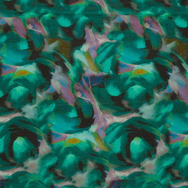 Punta di Roma fabric Turquoise matte 