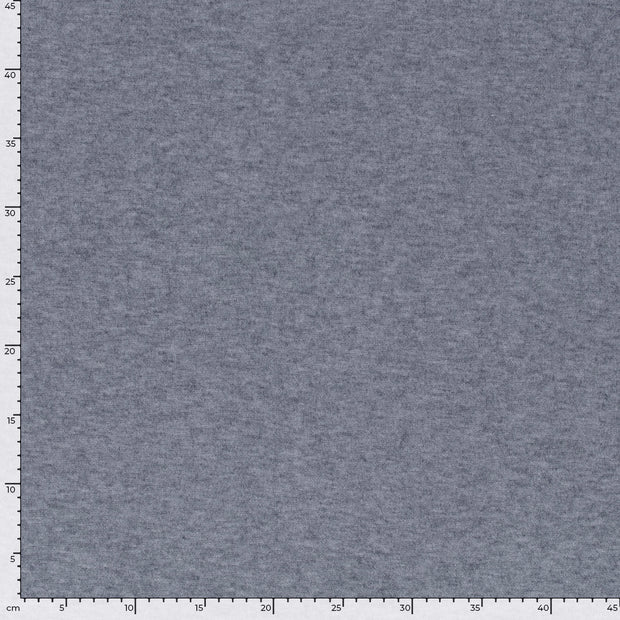 Heavy Knit fabric Melange Navy