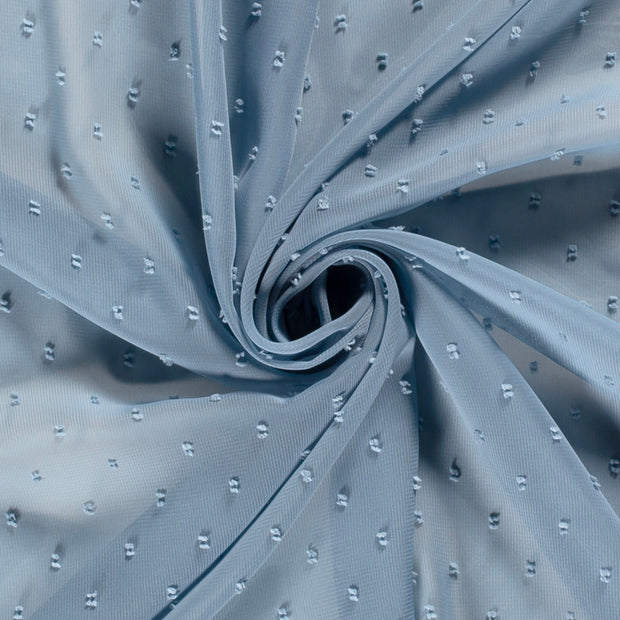 Chiffon fabric Unicolour Indigo