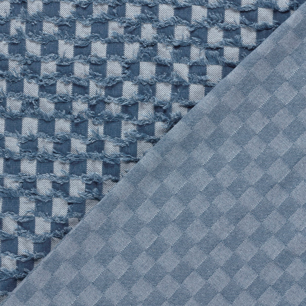 Denim fabric Checks 