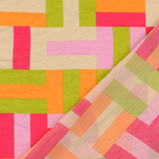  tela Multicolor estampado 