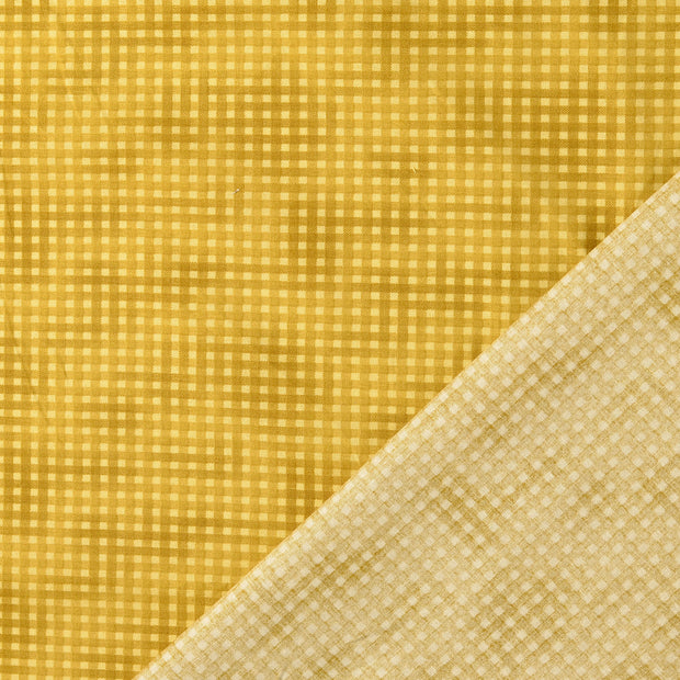Cotton Poplin fabric Yellow 