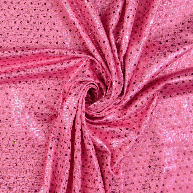 Jersey de Polyester tissu Rose clair tissu enduit 