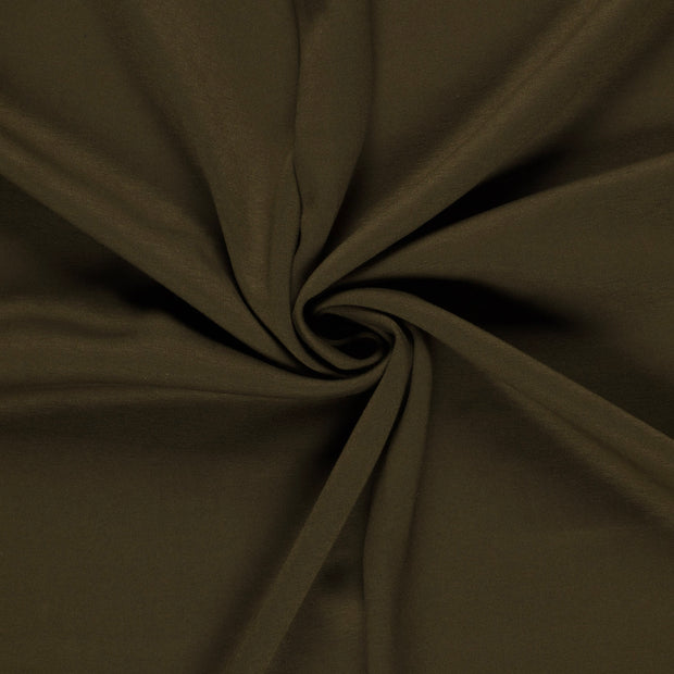 Rib Jersey fabric Dark Brown 
