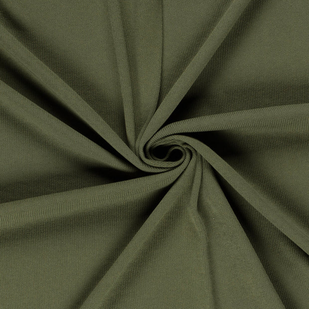 Heavy Knit tissu Vert Forêt 