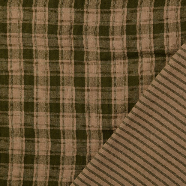 Muslin fabric Multicolor backed 