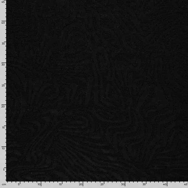 Jacquard fabrik Abstrakt Schwarz