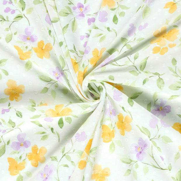  fabric Orange digital printed 