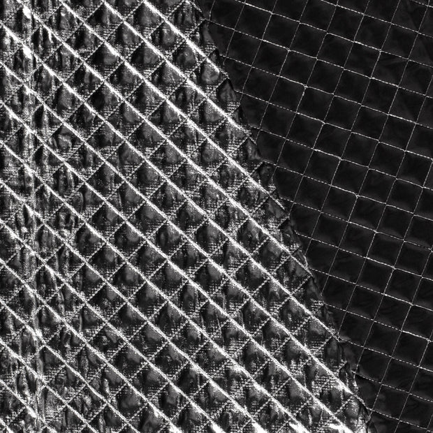 Stepped Lining tela Cuadros metalizado 