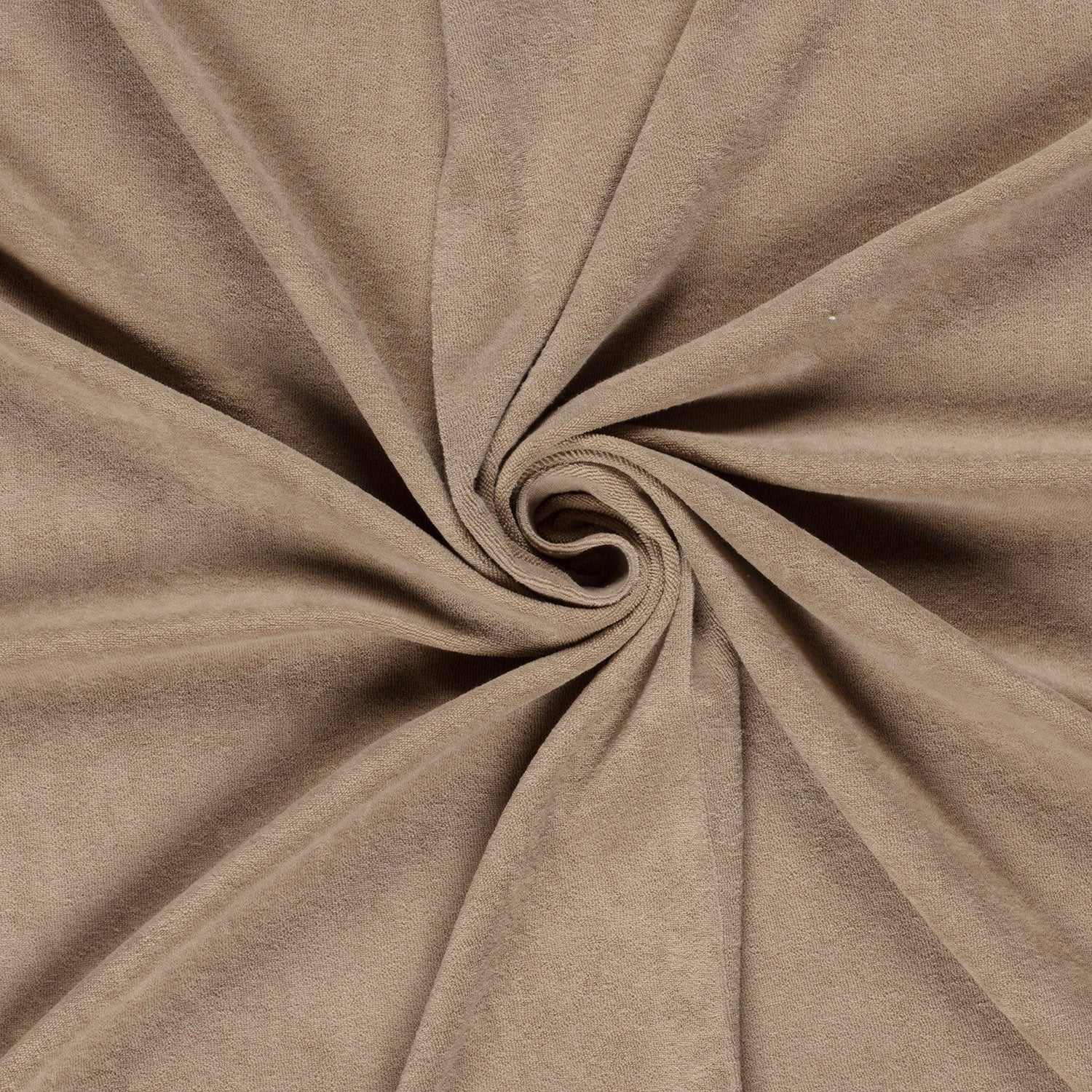 Stretch terry fabric Unicolour Beige | Wholesale fabrics