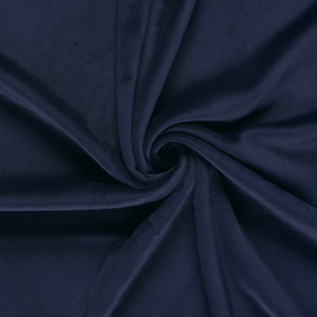 Fluweel stof Marine brushed 
