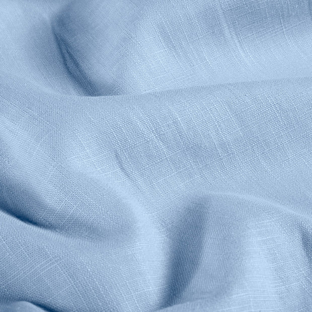 Ramie Lino tela Unicolor Azul bebé