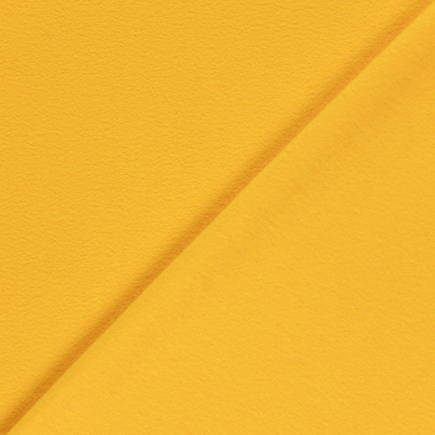 Polaire tissu Unicolore brossé 