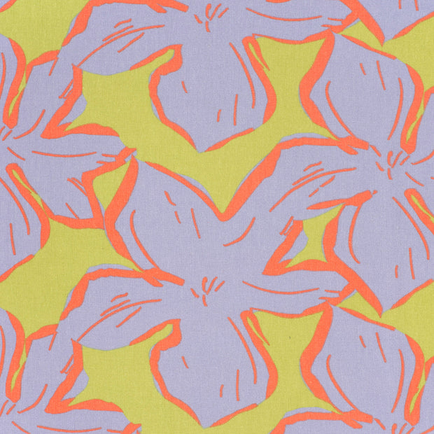 Woven Viscose Linen fabric Lime Green matte 