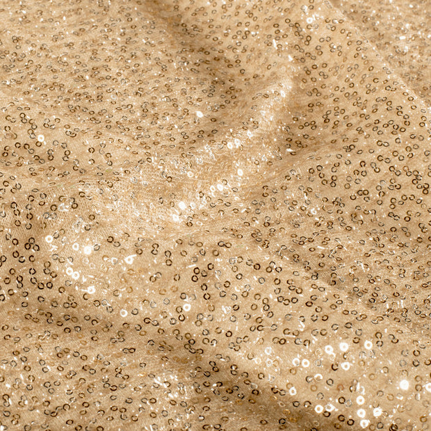 Mesh fabric Unicolour Gold