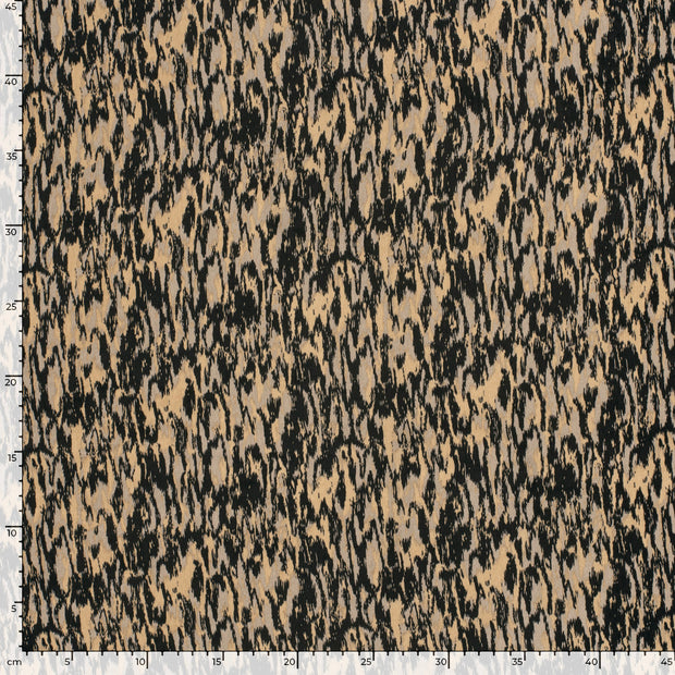Satin Velvet fabrik Abstrakt Beige