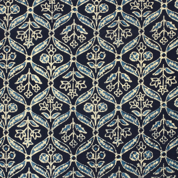 Voile stof Indigo 