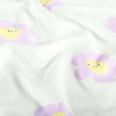 Katoen poplin prints bloemen 1/4 Katoen poplin prints bloemen 1/4