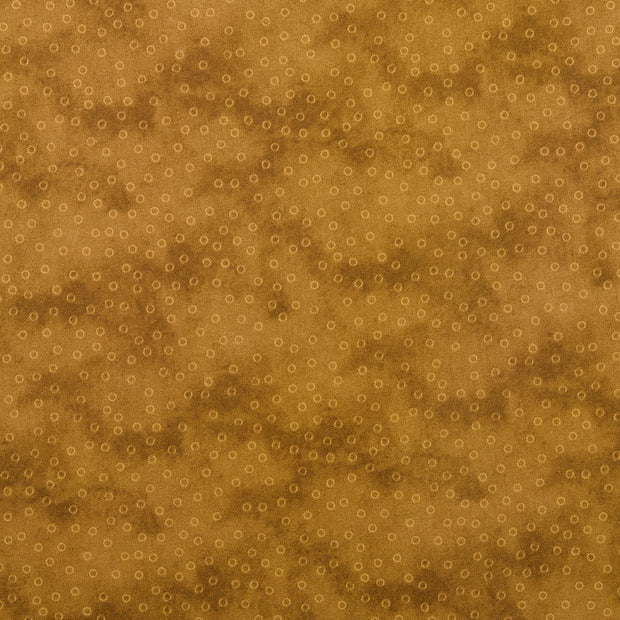 Cotton Poplin fabric Geometric pattern Brown