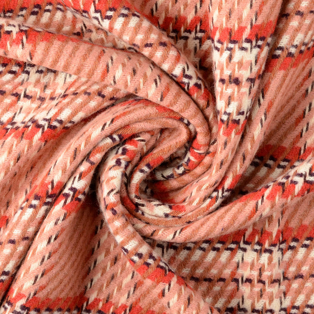 Mantel Wool Touch stof Oud Roze 