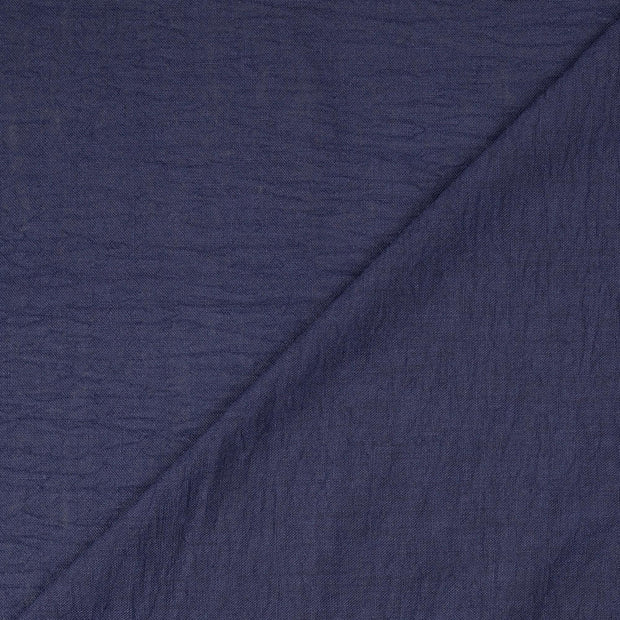 Woven Polyester tela Azul marino 