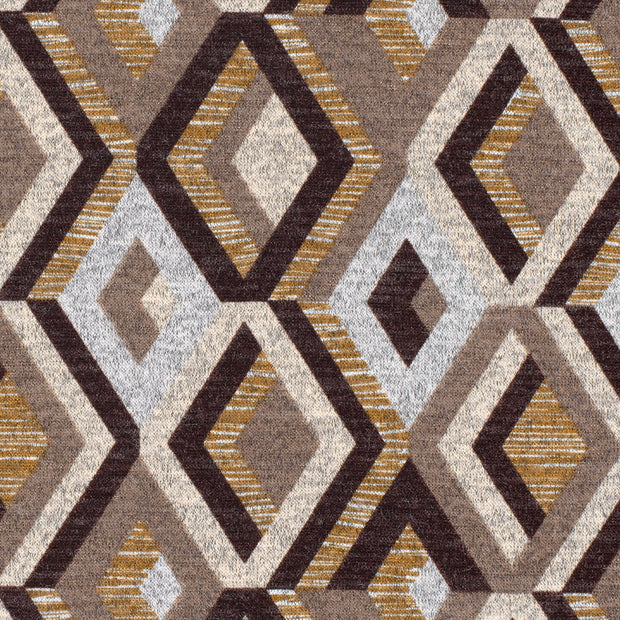 Angora fabric Abstract Dark Brown